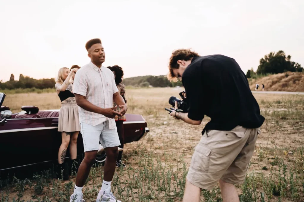 Whenever you Fall down - Zwischen den Takes